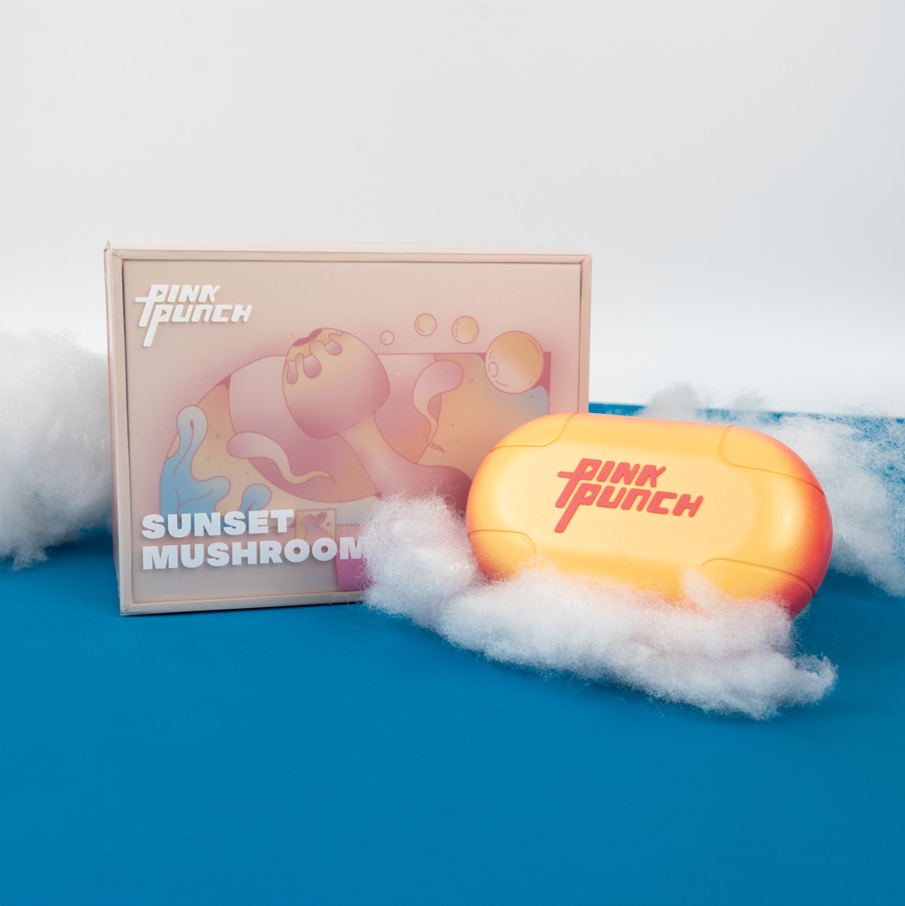 Máy massage rung hình nấm điều khiển từ xa PINK PUNCH