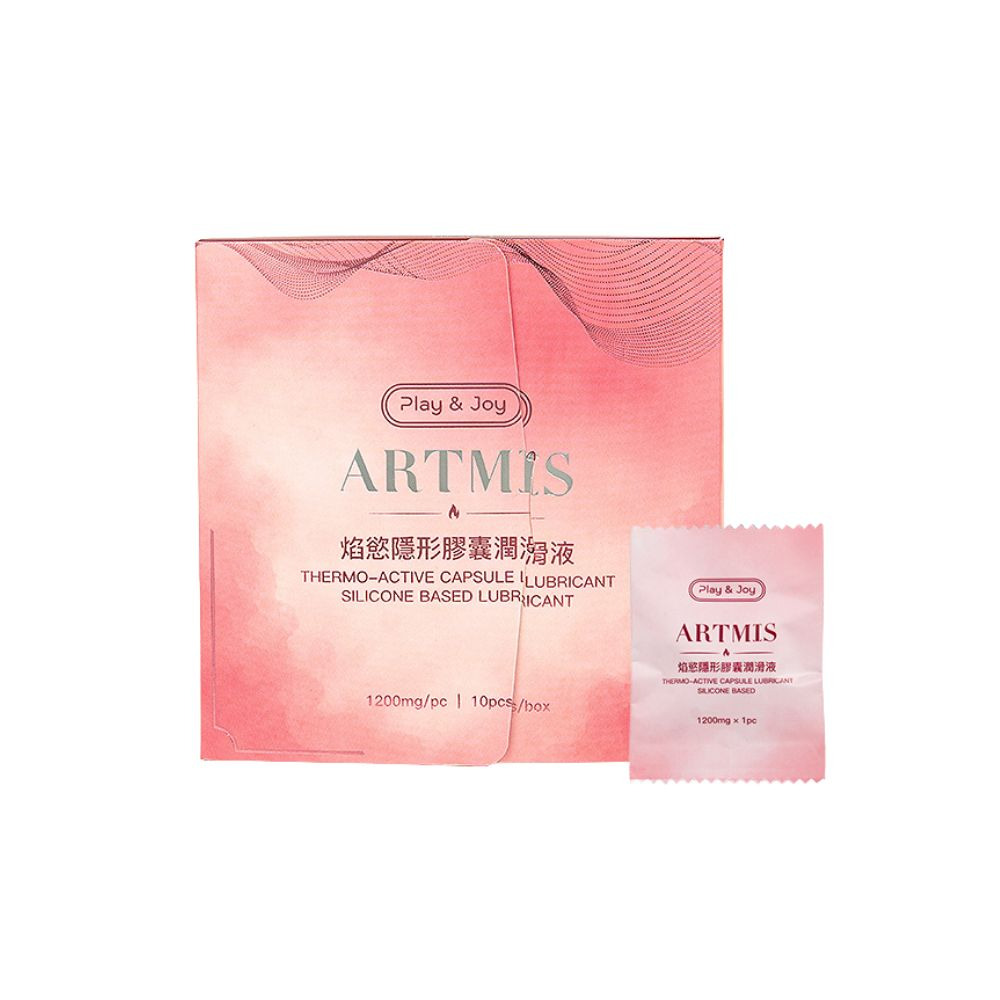 Gel bôi trơn dạng viên nang ARTMIS - Ấm nóng / Hương hồng