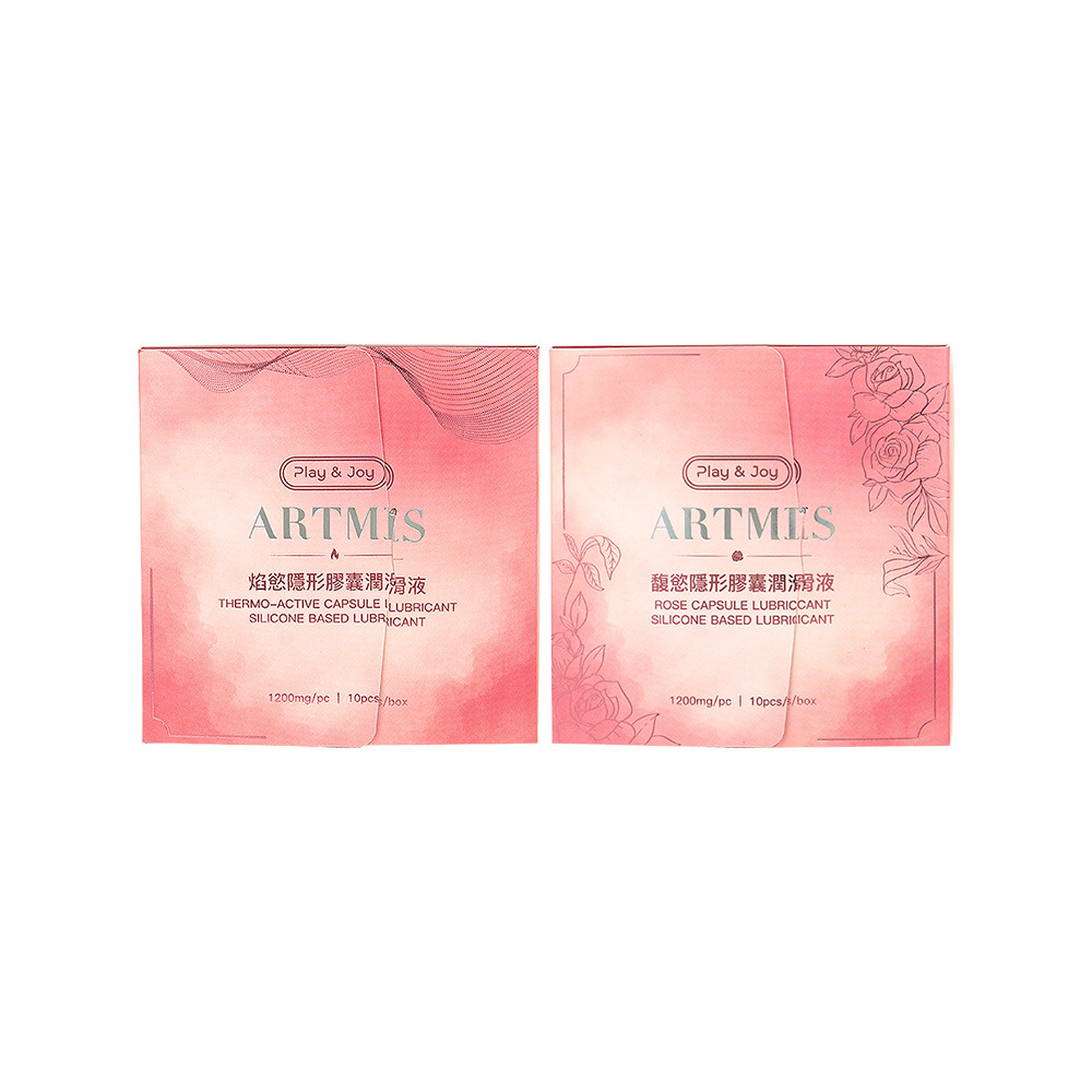 Gel bôi trơn dạng viên nang ARTMIS - Ấm nóng / Hương hồng